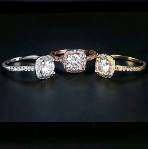 2 Carat Cushion Cut Engagement Ring - Picture 2 of 8